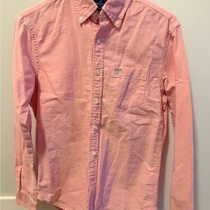 American Eagle Outfitters Men's Light Pink Casual Shirt